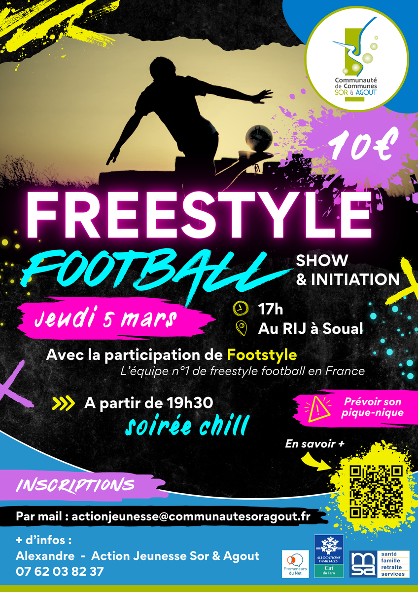 Affiche Freestyle football