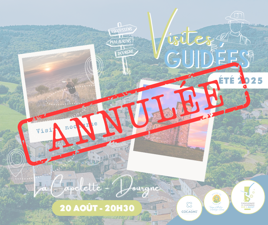 Annulation visite guidée août
