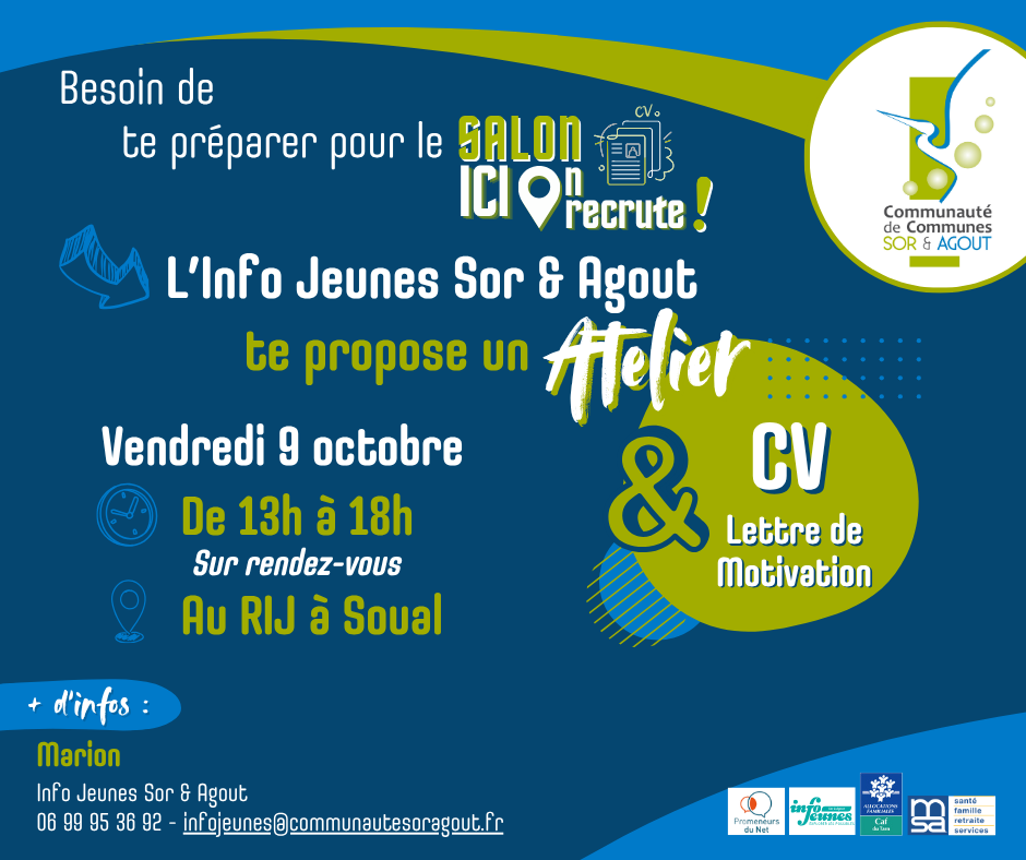 Atelier CVLM - Info Jeunes IOR 2026