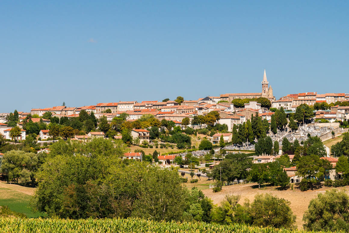 Vue de puylaurens