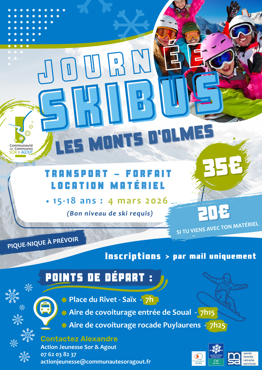 Journ&eacute;e Skibus 2026