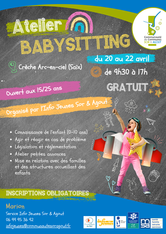 Affiche Baby-sitting 2026