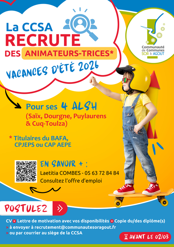 Affiche - Recrutement Animateurs &eacute;t&eacute; 2026.png