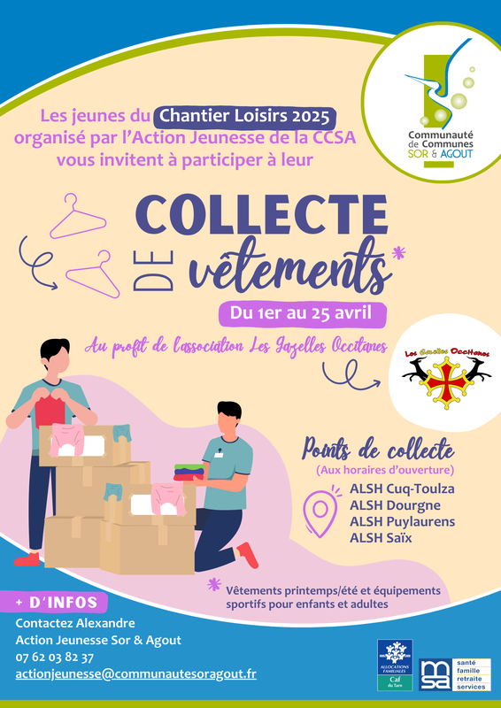 Collecte de vêtements