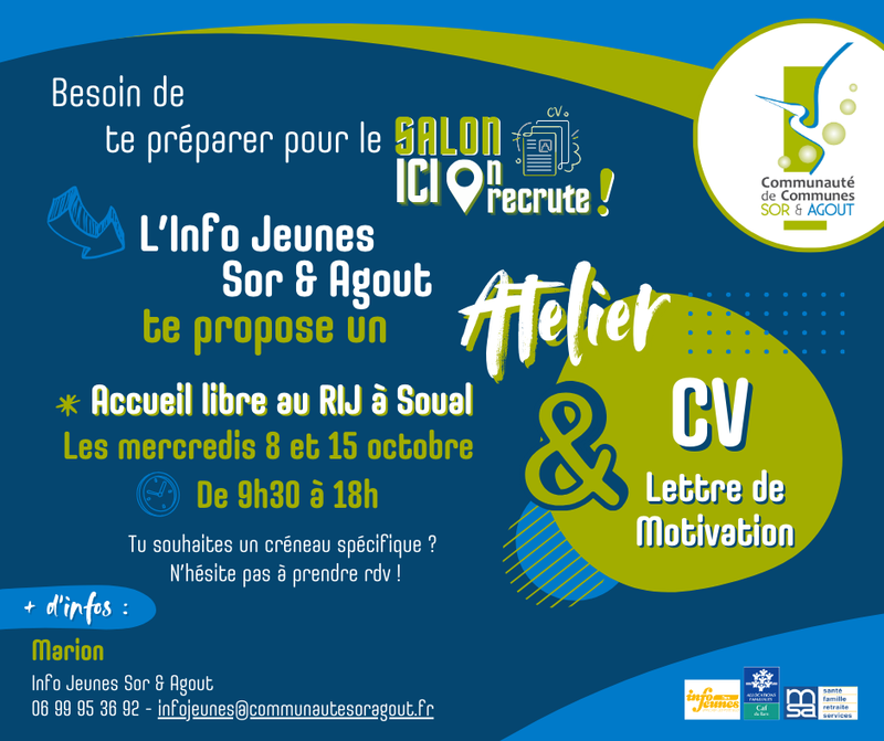 Atelier CVLM - Info Jeunes IOR 2025
