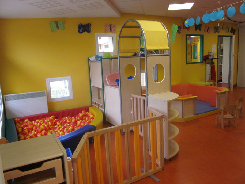 Intérieur de la crèche