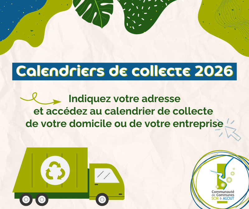 SI page statique 2 - Calendrier de collecte 2026