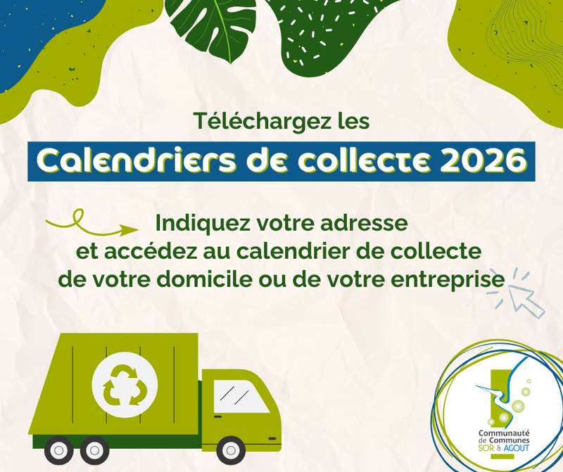 SI page statique - Calendrier de collecte 2026