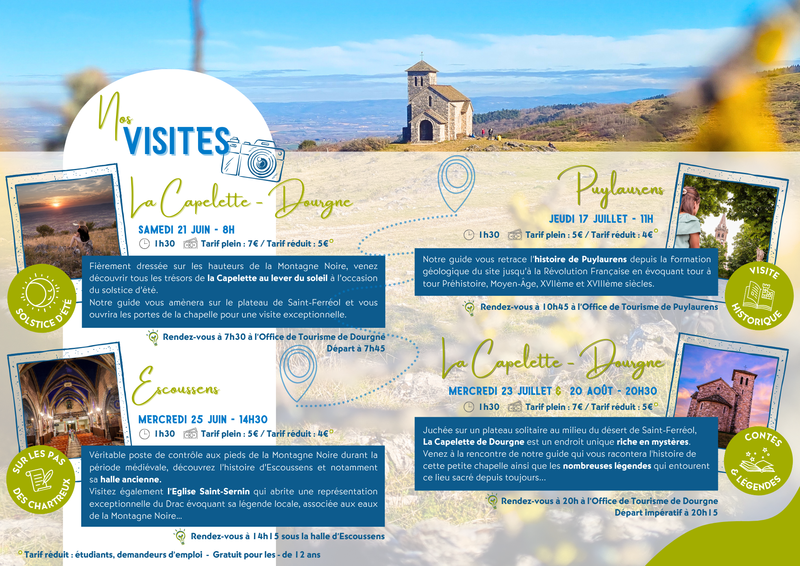 Visites guidées - été 2025 intérieur