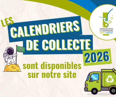 Facebook - Calendrier de collecte 2026